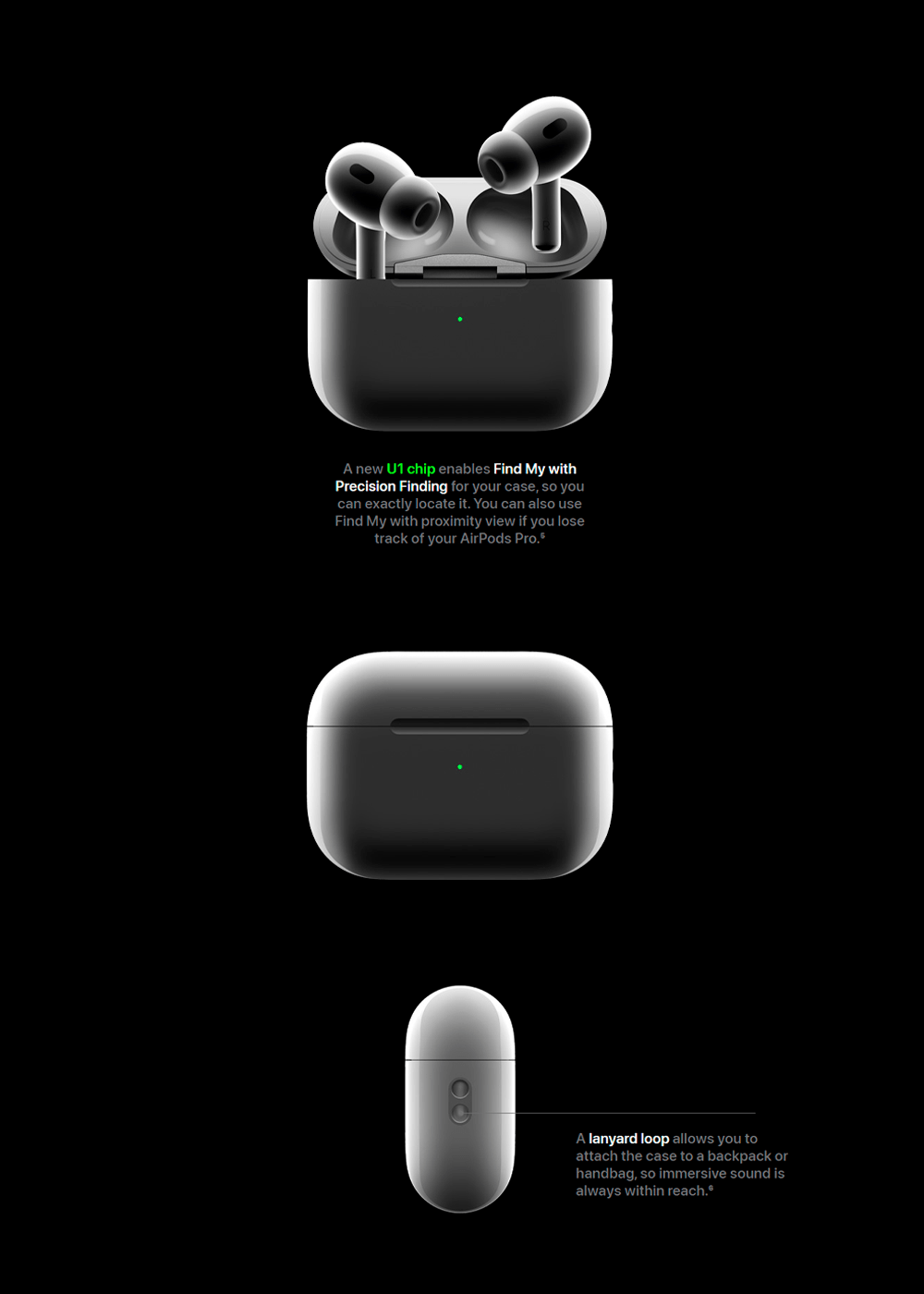 AirPods landing page